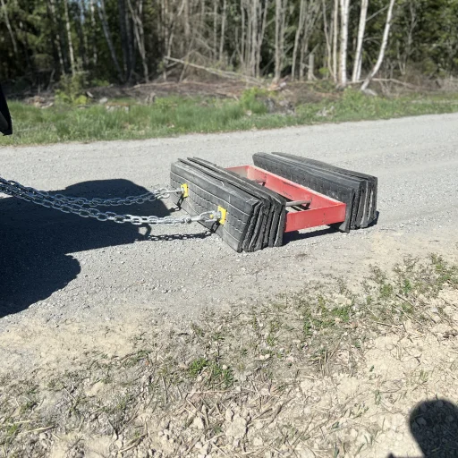 Gummislodd 1000 mm uten stål