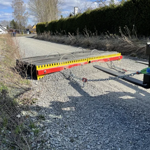 Gummislodd 2800 mm med tannet vendbart regulerbart stål
