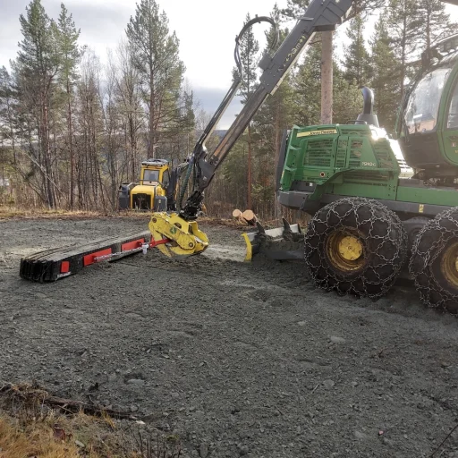 Skogsmatte 3000 mm med kranfeste m / hardox