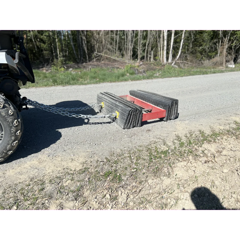 Gummislodd 1000 mm uten stål