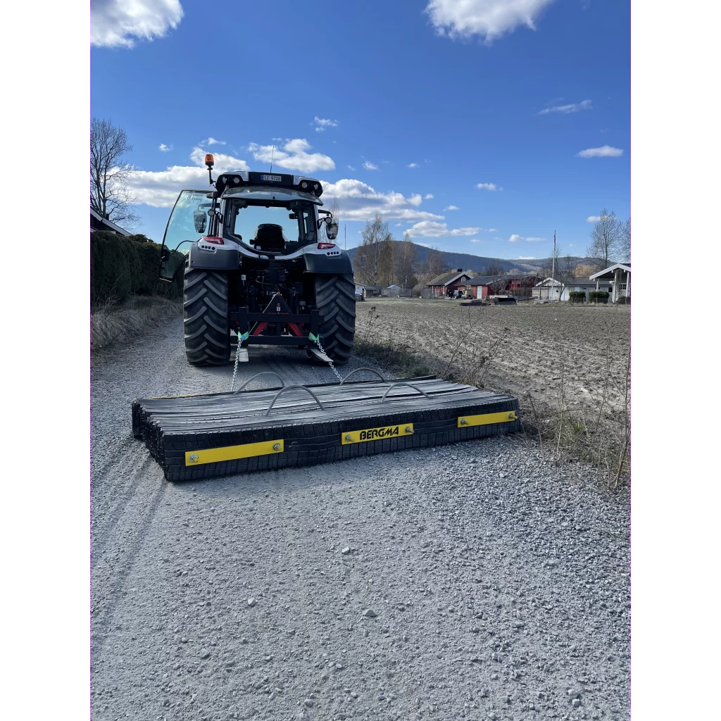 GUMMISLODD 2800MM MED TANNET REGULERBART STÅL