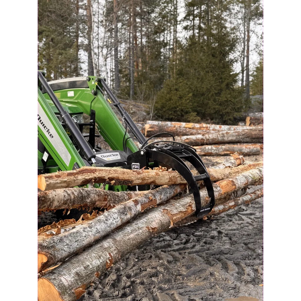 Lilleseth tømmerklo k1000 for frontlaster 1 sylinder SMS