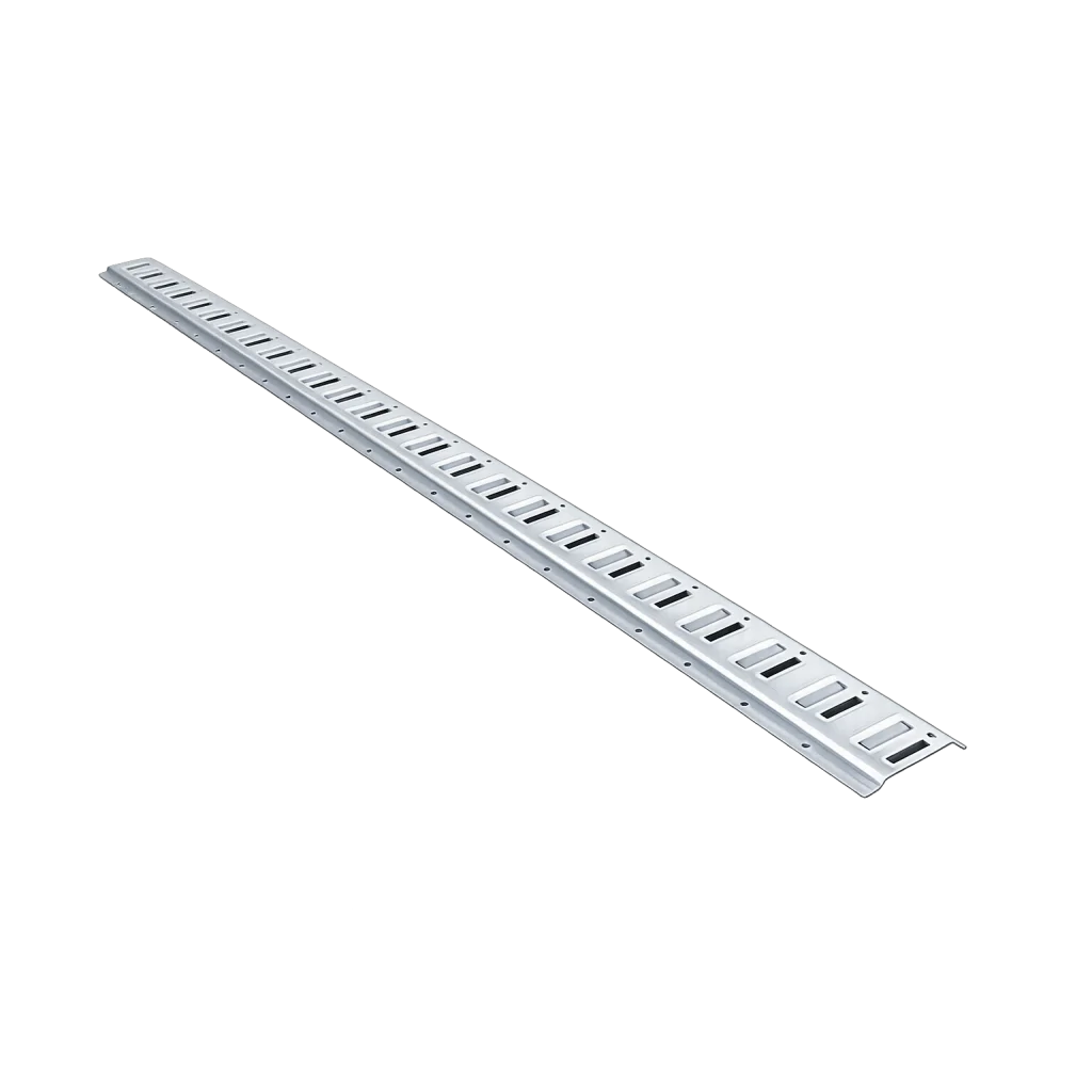 Veggskinne universal galv 3 m e feste