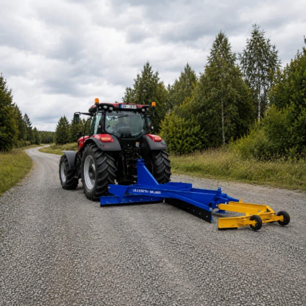 Ls to - skjærs traktor vegskrape, 3 - punkt arb.bredde 210cm