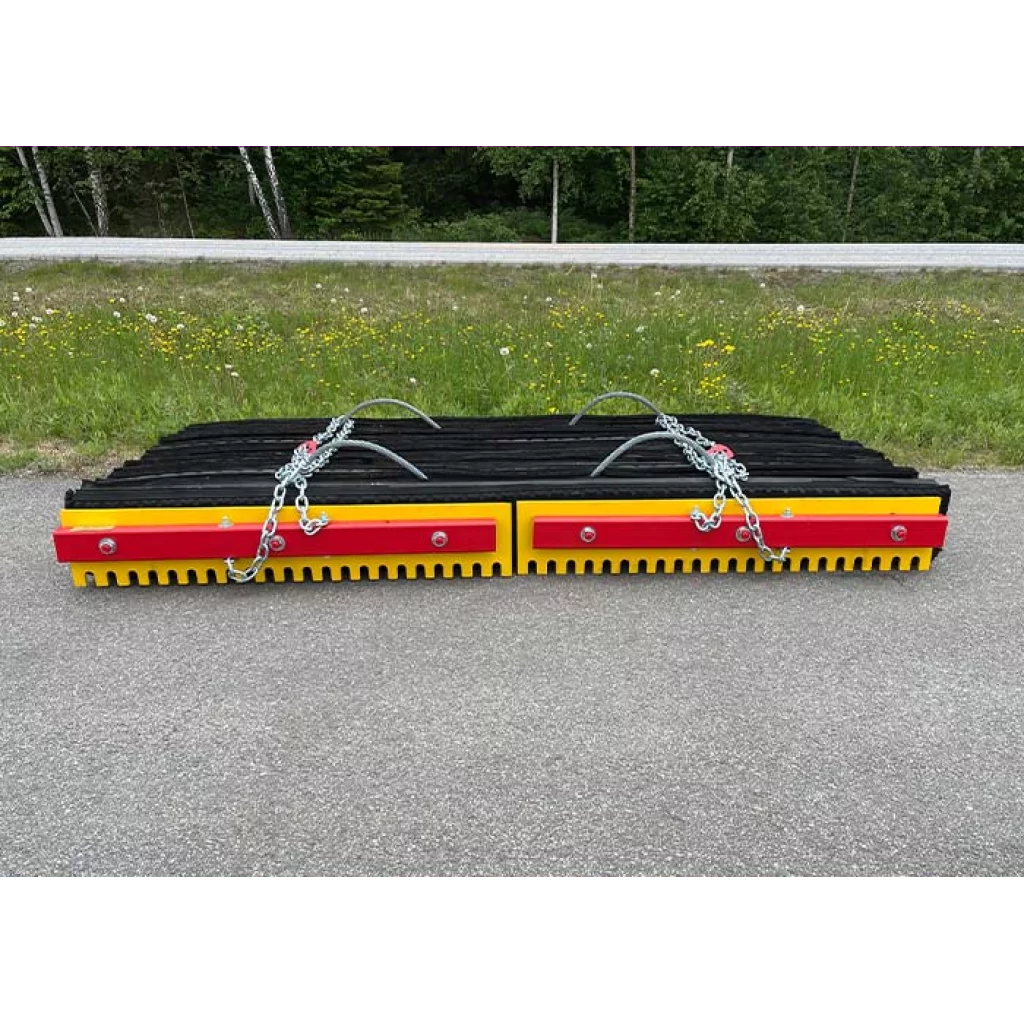 GUMMISLODD 2800MM MED TANNET REGULERBART STÅL