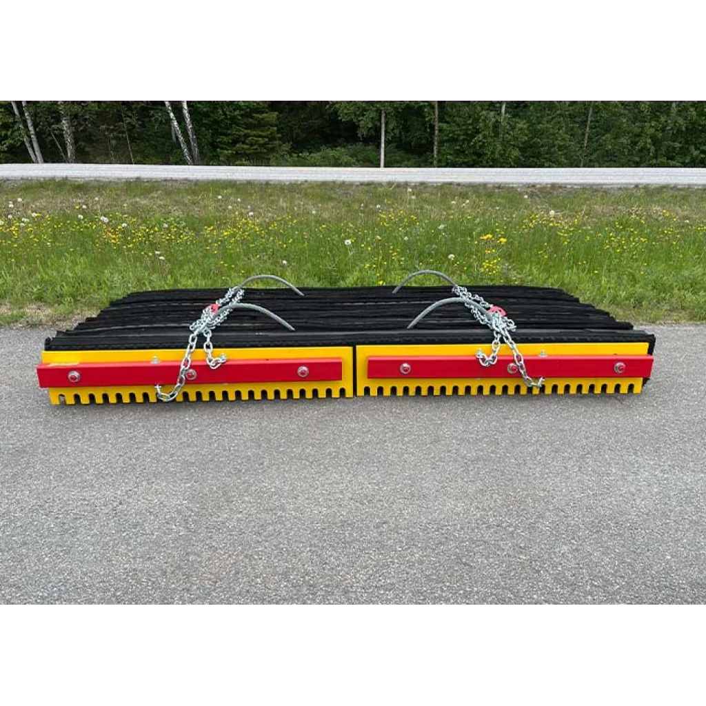 Slitestål 2,8 bergmaslodden tannet vendbart 300x12x1400