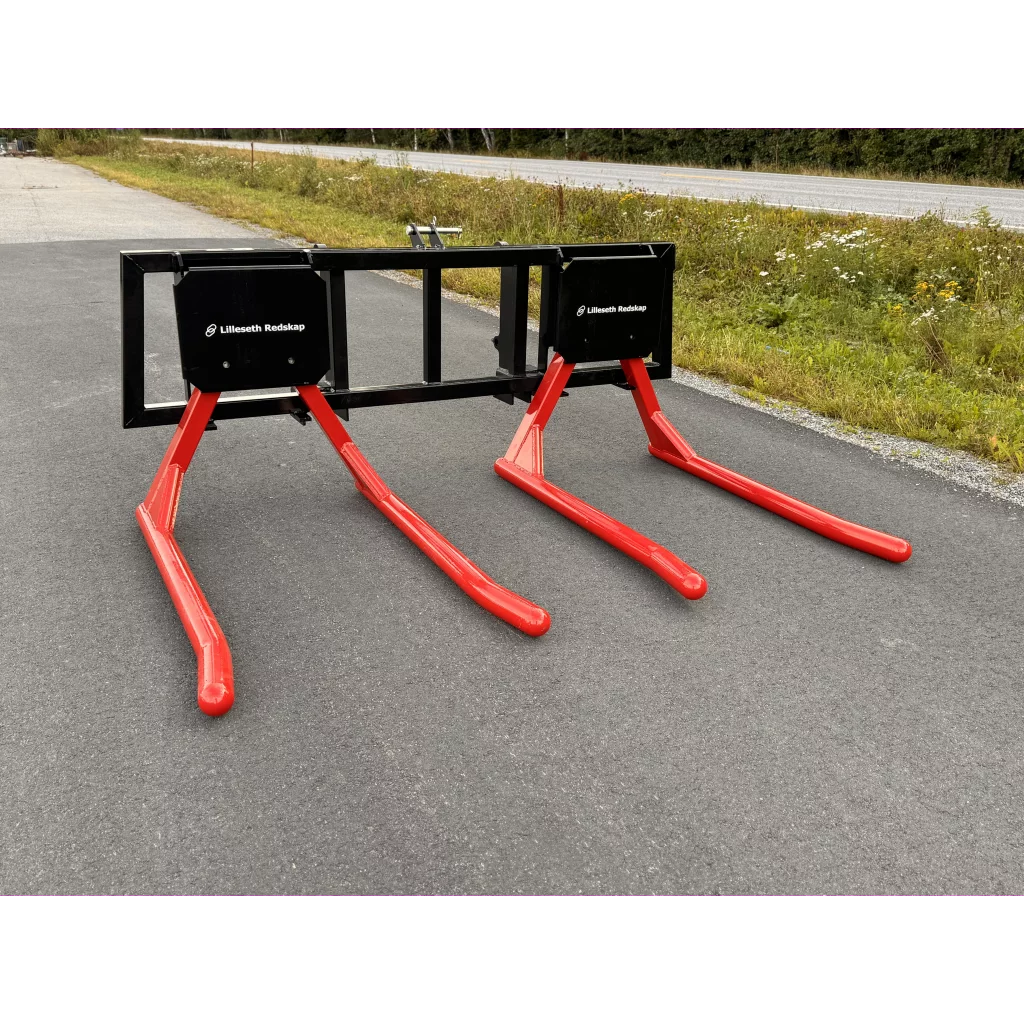 Lilleseth dobbel rundballeløfter triangel 2100 mm