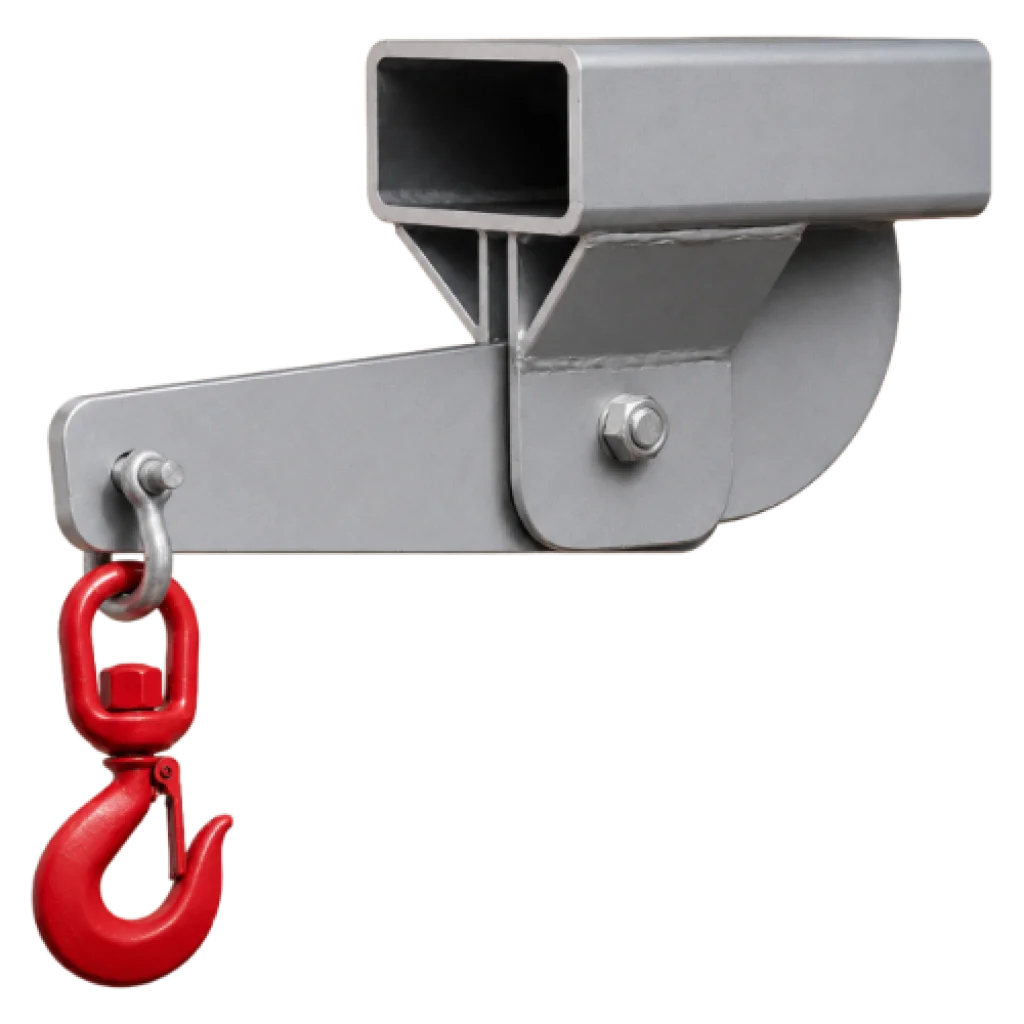 Truck gaffelkran med krok 1500 kg
