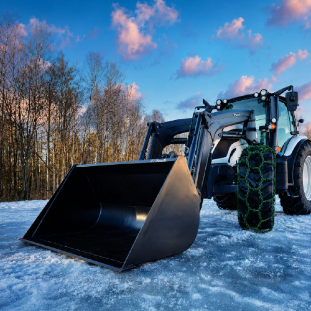 Ls snø/grusskuffe heavy duty 255cm bm